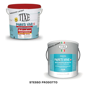 Pittura lavabile Pareti vive anticondensa con antimuffa certificata hccp Tixe 1 lt