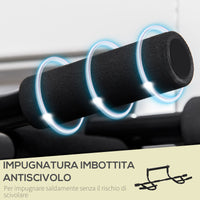 Barra Trazioni a Pressione su Porta 105x45x22 cm Max 110Kg Nero