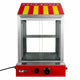 Macchina a Vapore per Hot Dog da Banco 2000W in Acciaio Inox con Accessori