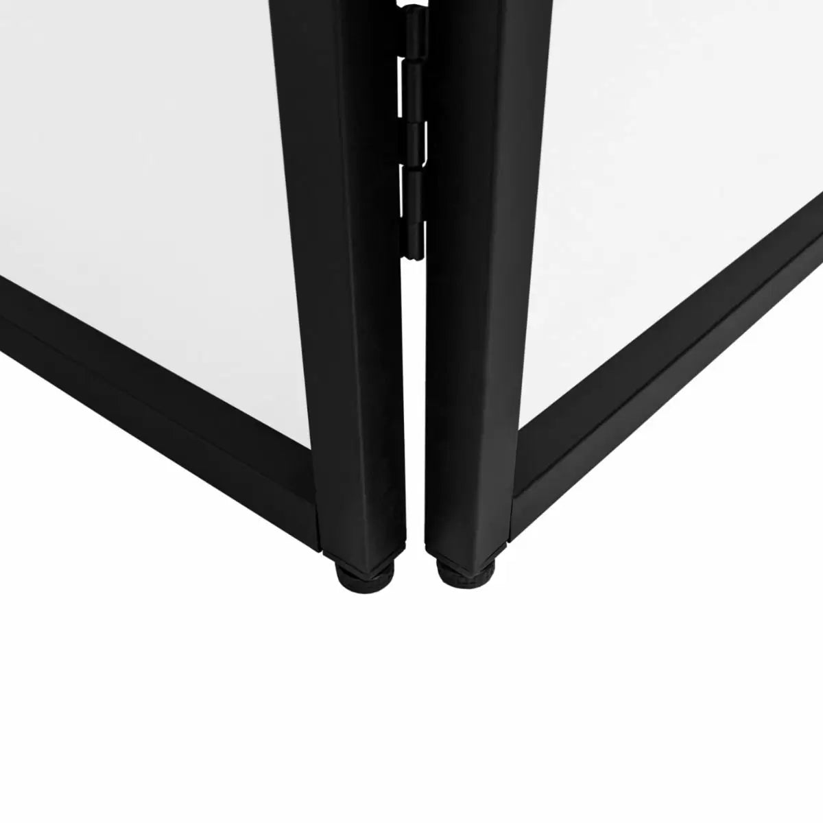 Stand Pieghevole Portatile per DJ 105x113,5x57 cm in Acciaio Nero