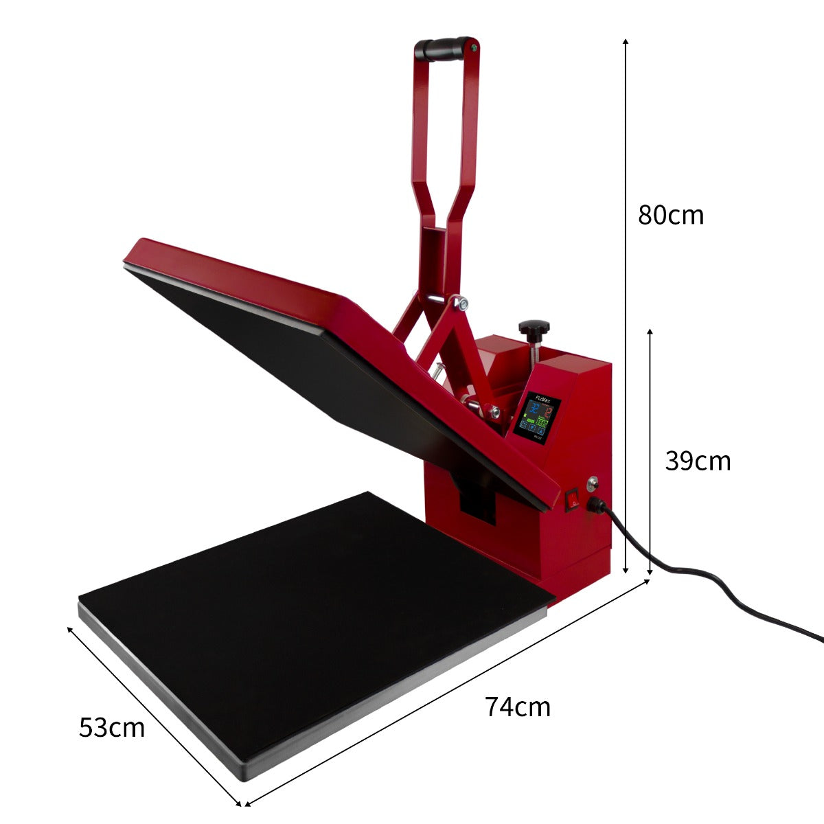 Pressa a Caldo per Magliette 50cm x 50cm per Stampa a Sublimazione & Stampante