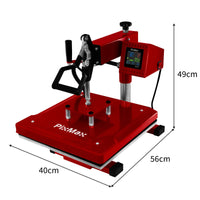 Macchina per stampa sublimatica 38x38cm con Piatto rotante per personalizzare t-shirt, borse, custodie per telefoni