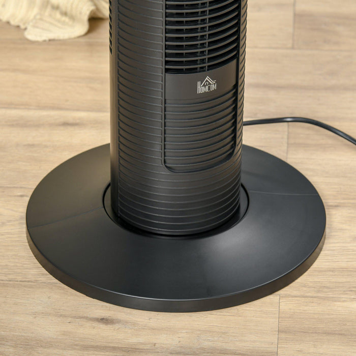 Ventilatore a Colonna 3 Velocità con Telecomando Nero