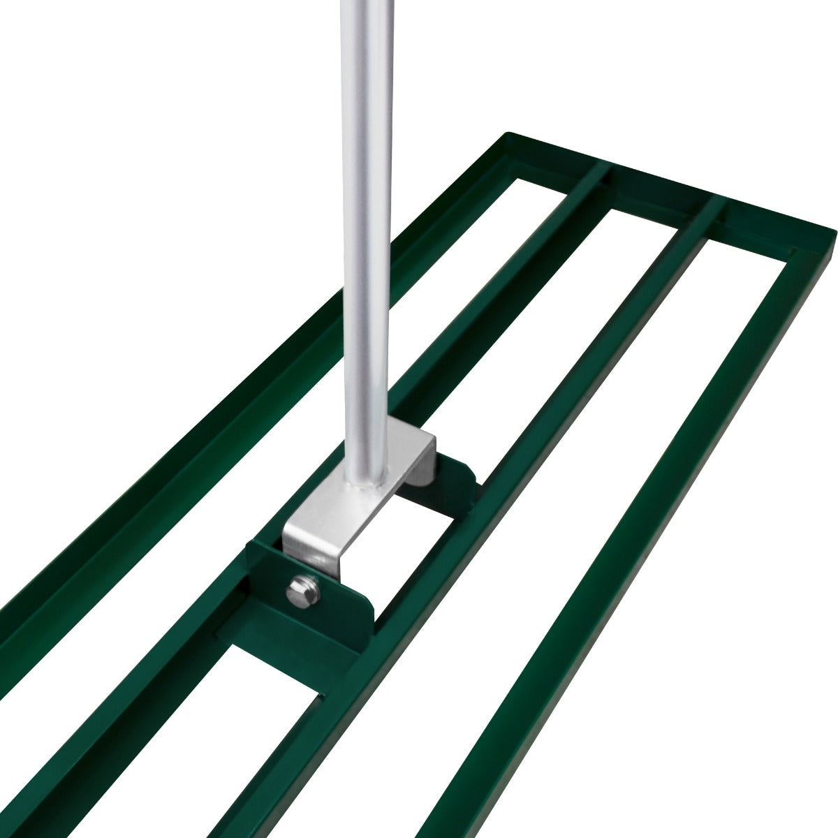 Livellatrice 100cm Rastrello Livellatore Verde 1,9m Manico Estensibile Erba