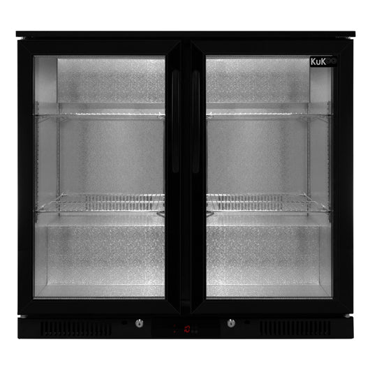 Frigorifero Refrigeratore Bar commerciale a doppia porta a battente Birra Vino Luce LED