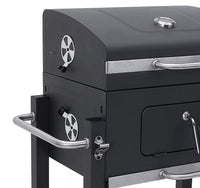 Barbecue a Carbonella 118x56x110 h cm in Acciaio Antracite