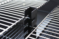 Barbecue a Carbonella 100x47x94 h cm in Acciaio Nero