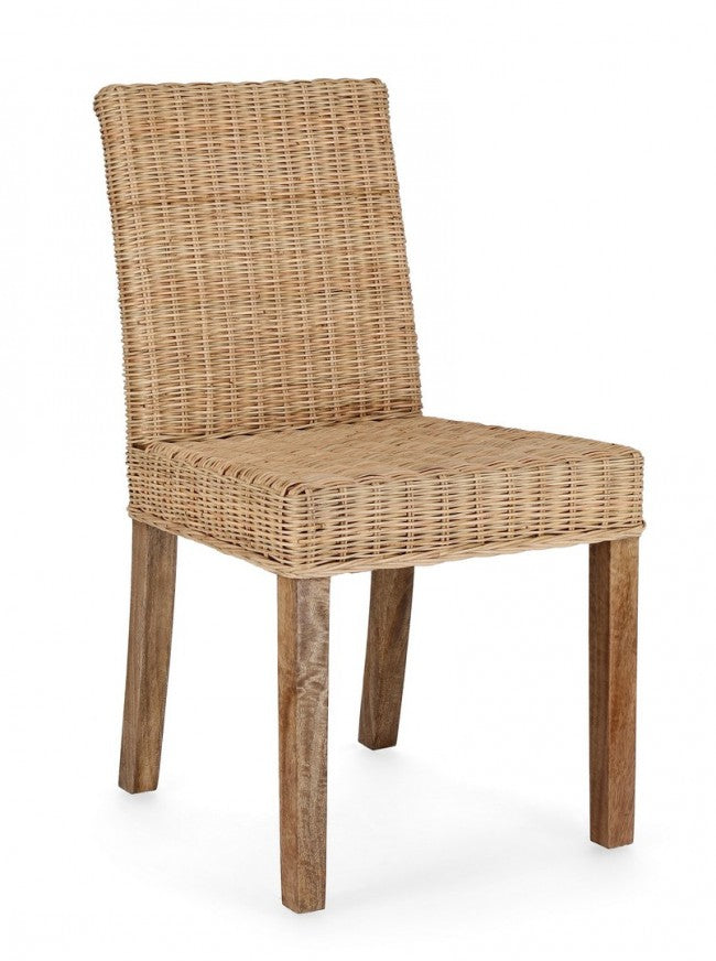 Sedia 47x55x87 cm Analuz in Rattan