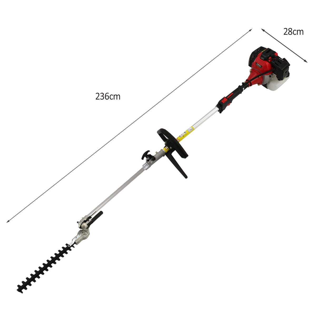 Decespugliatore a benzina a lunga portata 5 in 1 Multi-uso 52cc 1.6KW con Attrezzatura di sicurezza