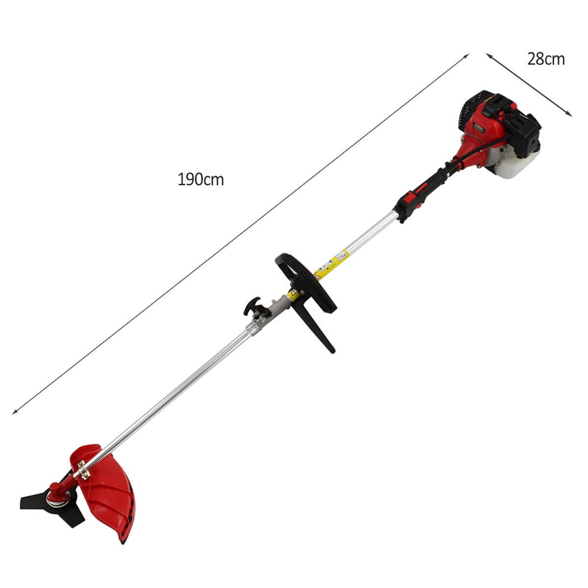 Decespugliatore a benzina a lunga portata 5 in 1 Multi-uso 52cc 1.6KW con Attrezzatura di sicurezza