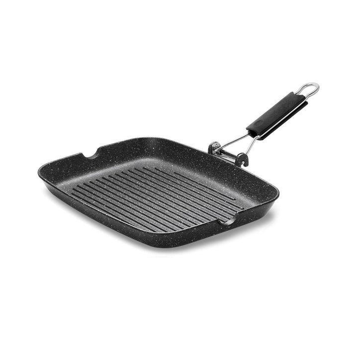 Bistecchiera Antiaderente 1 Manico 26x36 cm Olympia Hard Cook