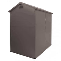 Casetta Box da Giardino Hause 134x192x204 h cm in Plastica Marrone