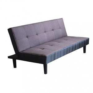 Divano Letto Alvin 180x86x78 cm in Tessuto Antracite