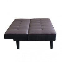 Divano Letto Alvin 180x86x78 cm in Tessuto Antracite