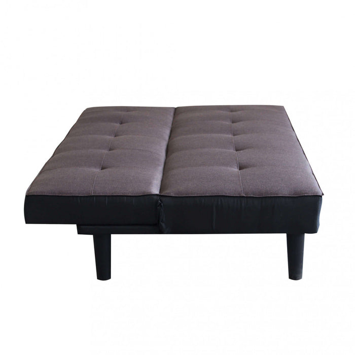 Divano Letto Alvin 180x86x78 cm in Tessuto Antracite