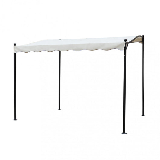 Gazebo Pergola 3x2,5 m in Acciaio Antracite