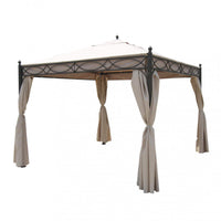 Gazebo Siwa 3x3x2,60 h m in Acciaio Antracite