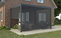 Laterale per Pergola Bioclimatica 3x4 3x4 m in Textilene Grigio