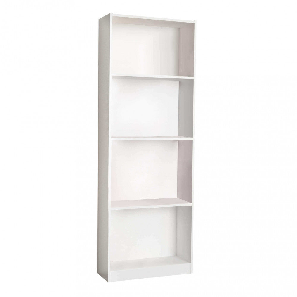 Libreria Line 60x24x170 h cm in Truciolare bilaminato Bianco