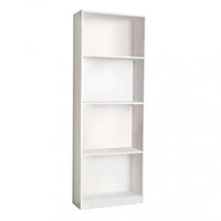 Libreria Line 60x24x170 h cm in Truciolare bilaminato Bianco