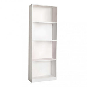 Libreria Line 60x24x170 h cm in Truciolare bilaminato Bianco