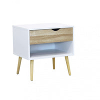 Mobile Benedict 50x39x49.7 h cm in Legno Bianco