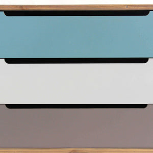 Mobile Brisbane 80x35,5x66,5 h cm in Legno Multicolor