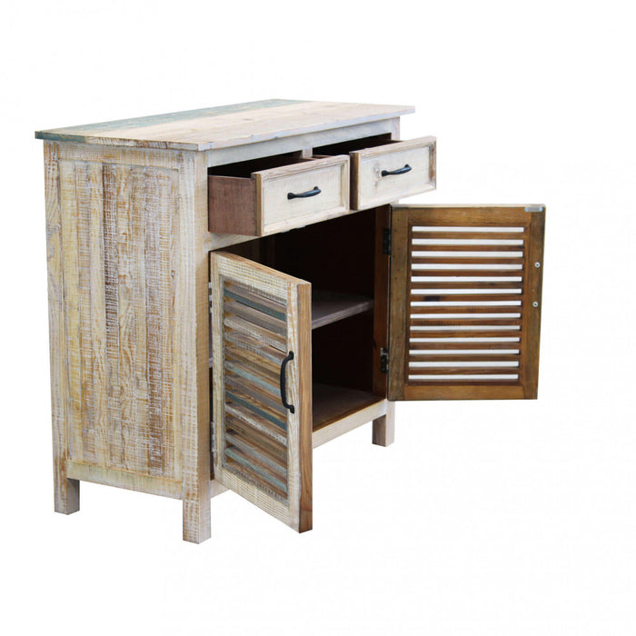 Mobile Chad 90x42x85 h cm in Legno Multicolor