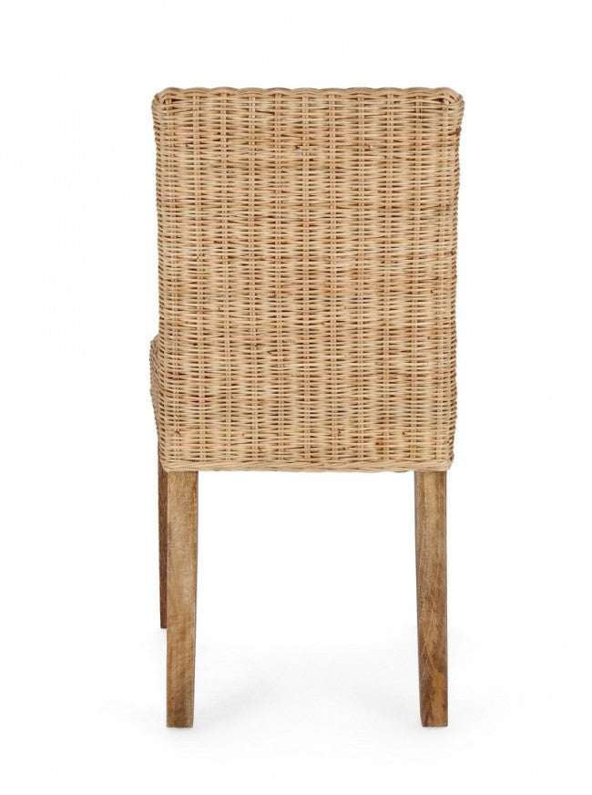 Sedia 47x55x87 cm Analuz in Rattan