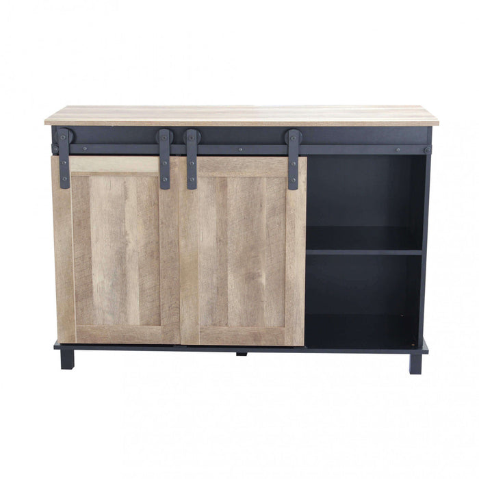 Mobile Youri 120x40x82 h cm in Legno Nero