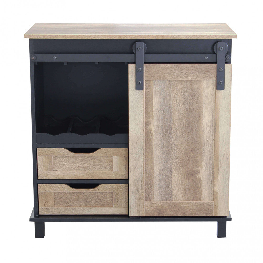 Mobile Yvan 80x40x82 h cm in Legno Nero