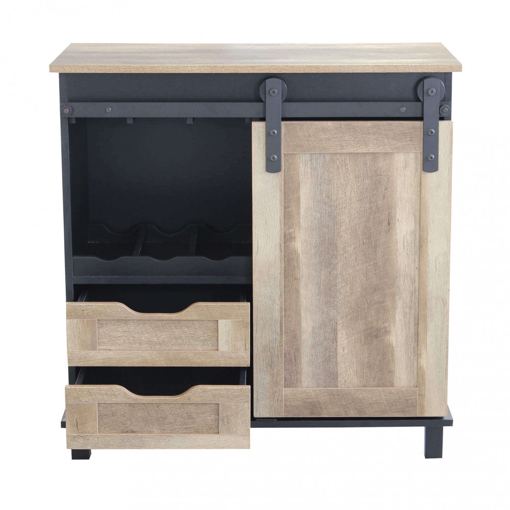 Mobile Yvan 80x40x82 h cm in Legno Nero