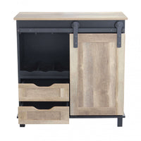 Mobile Yvan 80x40x82 h cm in Legno Nero