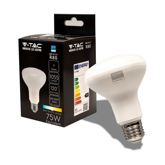 11W R80 LED Bulb-Samsung Chip 4000K E27