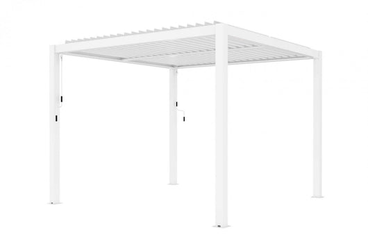 Pergola Bioclimatica 4x4 m in Alluminio Bianco