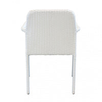 Poltrona Azore 56x59x82 h cm in Wicker Bianco