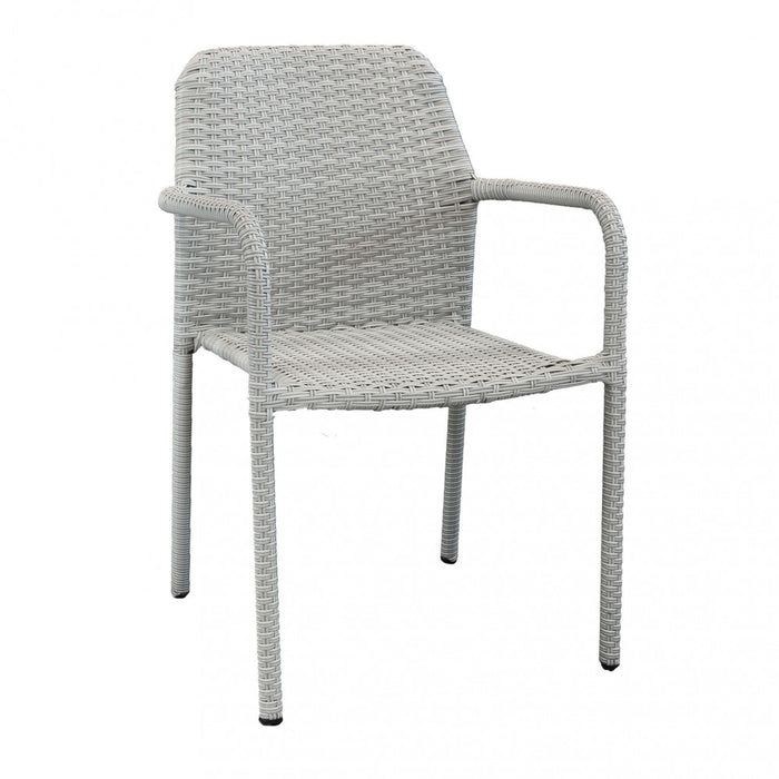 Poltrona Azore 56x59x82 h cm in Wicker Grigio