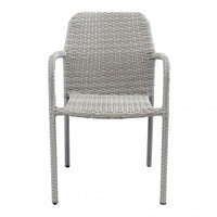 Poltrona Azore 56x59x82 h cm in Wicker Grigio