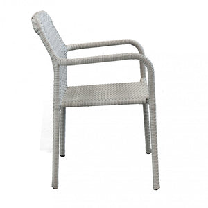 Poltrona Azore 56x59x82 h cm in Wicker Grigio