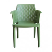 Poltrona Cathy 60x58x76,5 cm  in Polipropilene Verde