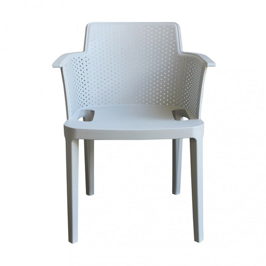 Poltrona Cathy 60x58x76,5 cm  in Polipropilene Grigio