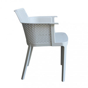 Poltrona Cathy 60x58x76,5 cm  in Polipropilene Grigio