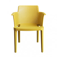 Poltrona Cathy 60x58x76,5 cm  in Polipropilene Giallo