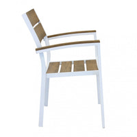 Poltrona Cayman 56x58x85 h cm in Alluminio Bianco