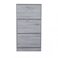 Scarpiera Vicky 60x24x115 h cm in Legno Grigio Chiaro