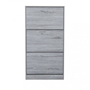 Scarpiera Vicky 60x24x115 h cm in Legno Grigio Chiaro