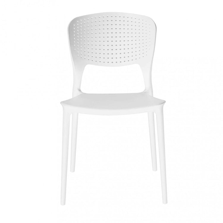 Sedia Mets 56x46x80 h cm in Plastica Bianco