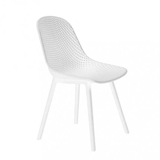 Sedia da Giardino Vichy 55x46,5x85 h cm in Plastica Bianco