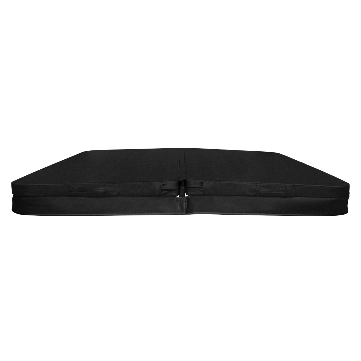 Copertura per vasca idromassaggio Coperchio Spa 2.1 x 2.1m quadrato Nero Hard Top Resistente alle intemperie PVC in Pelle