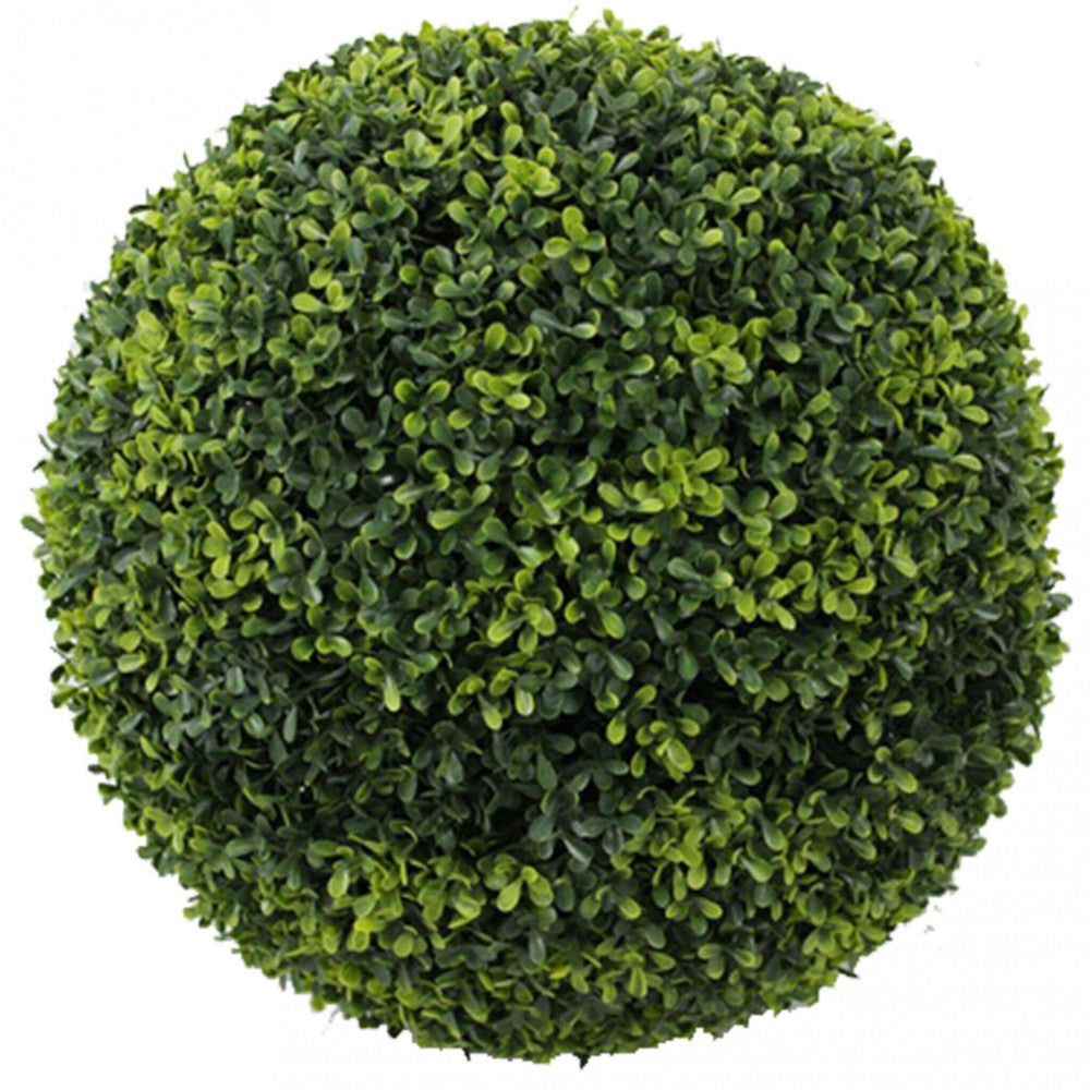 Sfera di Bosso Artificiale Ø53 cm in Polietilene Verde